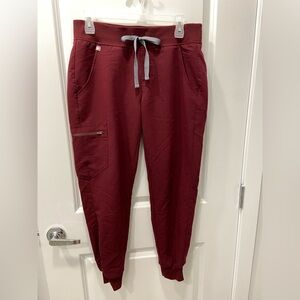 FIGS Regular-waisted Zamora - Burgundy